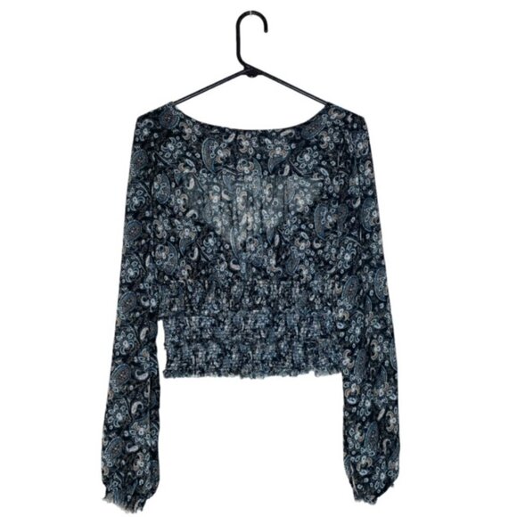 FREE PEOPLE Lolita Top in Dark Combo - Size Medium - Picture 4 of 9